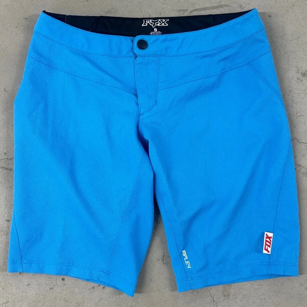 Fox Racing Ripley Mountain Bike Shorts S Blue Mens MTB Cycling Trail Utility